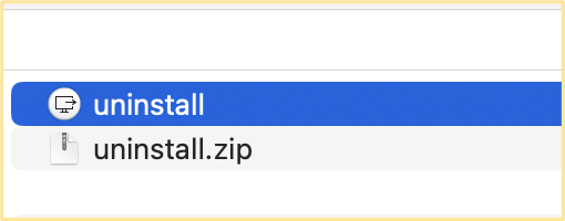 Download uninstall.zip, unzip the 